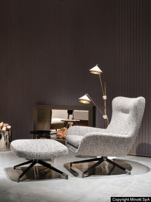 Image of product Jensen Lounge Chair by Minotti