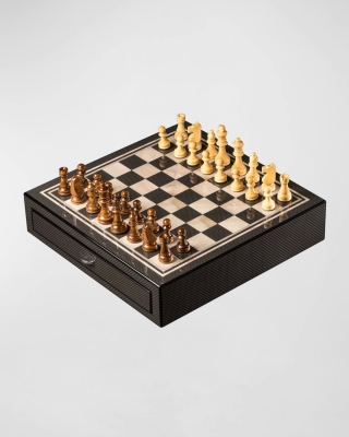 Image of product Carbon Fiber-Design Chess Set by Bey-Berk