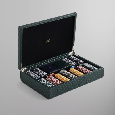 Image of product Kith Monogram Poker Set in Saffiano Leather by Kith
