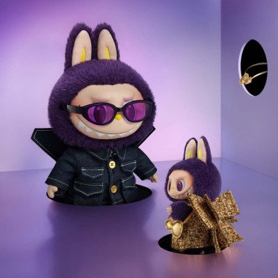 Image of product LABUBU × PRONOUNCE - WINGS OF FORTUNE Vinyl Plush Hanging Card by Pop Mart