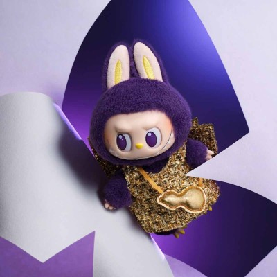 Image of product LABUBU × PRONOUNCE - WINGS OF FORTUNE Vinyl Plush Hanging Card by Pop Mart