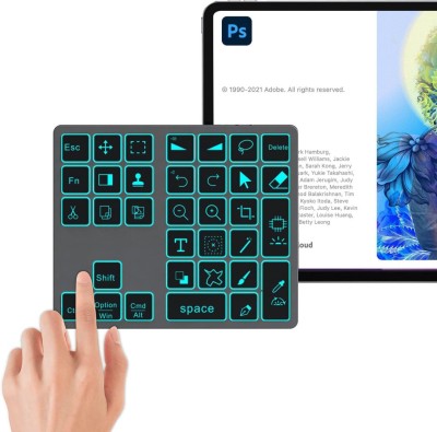 Image of product Bluetooth Shortcut Keyboard for Adobe Photoshop by Doohoeek