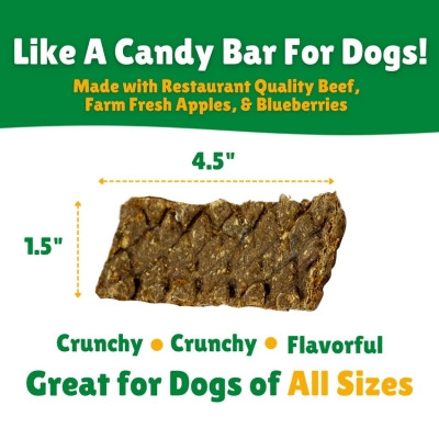 Image of product Lucky Bars: Beef, Apple and Blueberry by Lucky Premium Treats