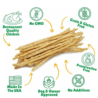 Image of product Tender Chicken Straws by Lucky Premium Treats