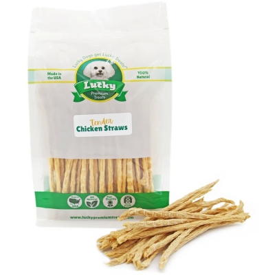 Image of product Tender Chicken Straws by Lucky Premium Treats