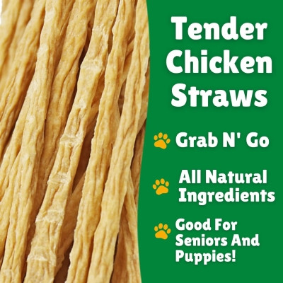 Image of product Tender Chicken Straws by Lucky Premium Treats