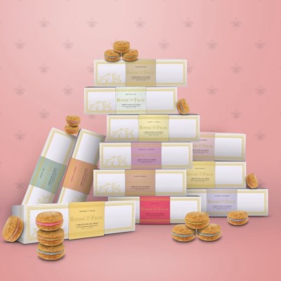Image of product Handmade Human-Grade Macaron Dog Treats by Bonne et Filou