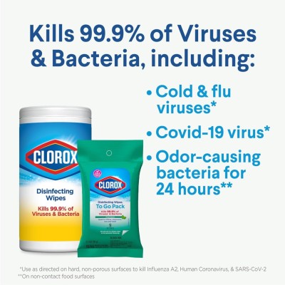 Image of product Disinfecting On The Go Travel Wipes by Clorox