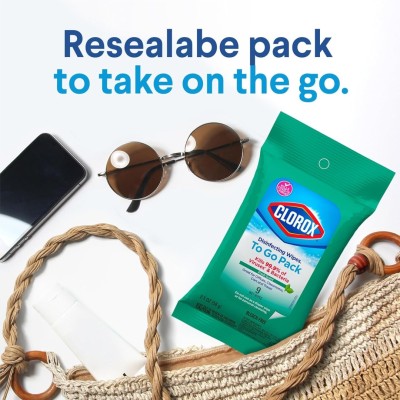 Image of product Disinfecting On The Go Travel Wipes by Clorox