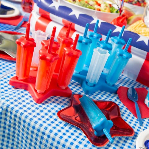 Image of product Patriotic Star Popsicle Molds by Original Trading
