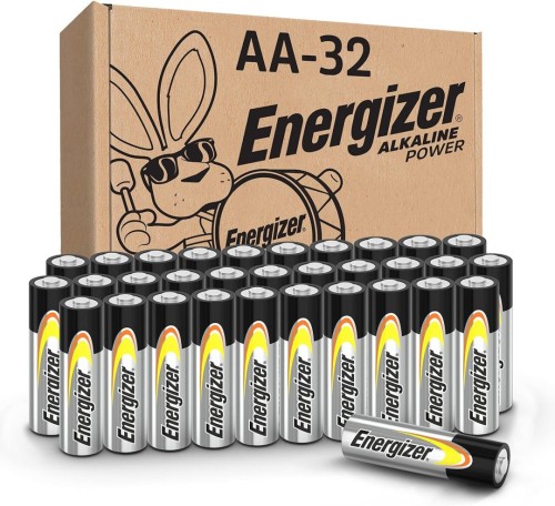 Image of product AA Batteries Alkaline Power, 32 Count Alkaline Double A Battery Pack by Energizer