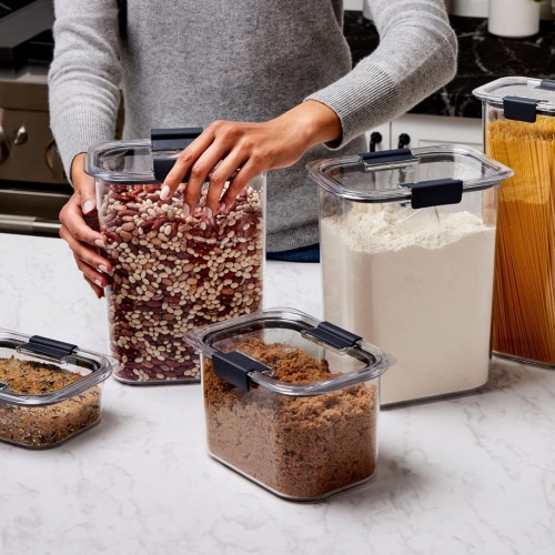 Image of product Brilliance 14-Piece Food Storage Container Set with Scoops by Rubbermaid