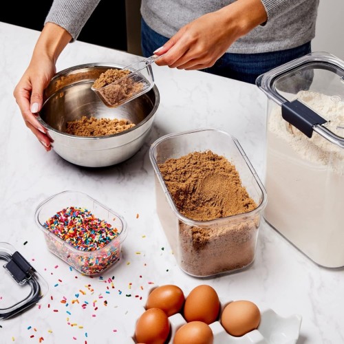 Image of product Brilliance 14-Piece Food Storage Container Set with Scoops by Rubbermaid