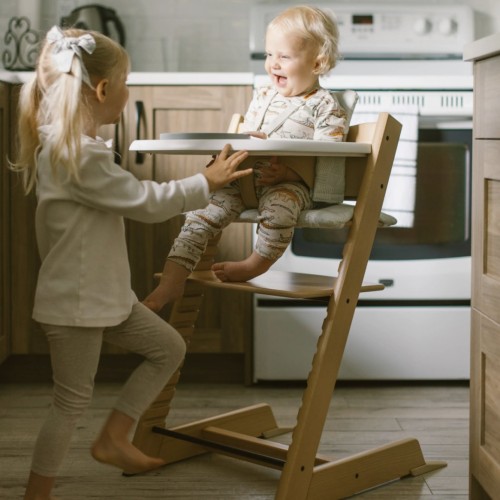 Image of product Tripp Trapp® Highchair², Cushion & Stokke® Tray by Stokke