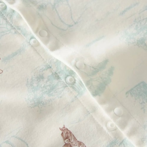 Image of product Baby Giraffe Zebra Lace Lapel Collar Romper by Mini Olie