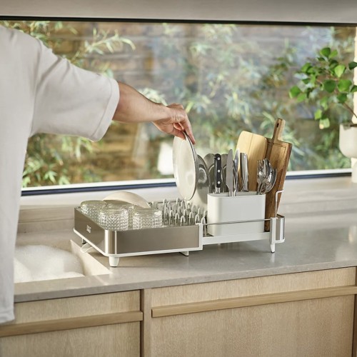 Image of product Extend™ Steel Expandable Dish Rack by Joseph Joseph
