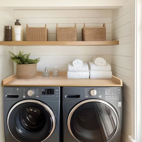 Image of product Washer Dryer Countertop with Edge Rails by Kaboon