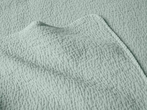 Image of product Cascade Organic Matelasse Blanket by Coyuchi