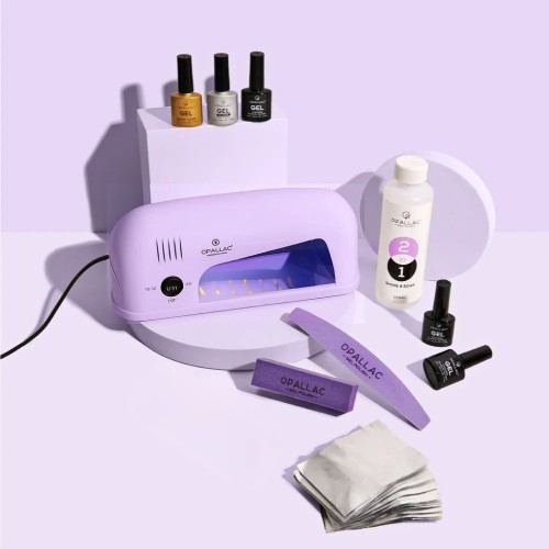 Image of product At‑Home Gel Nail Starter Kit by Opallac
