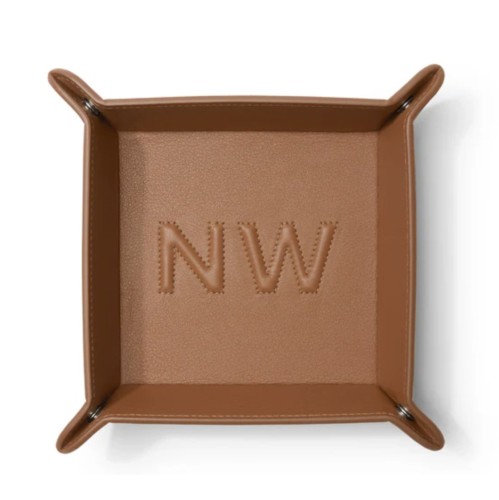 Image of product Square Valet Tray by Leatherology