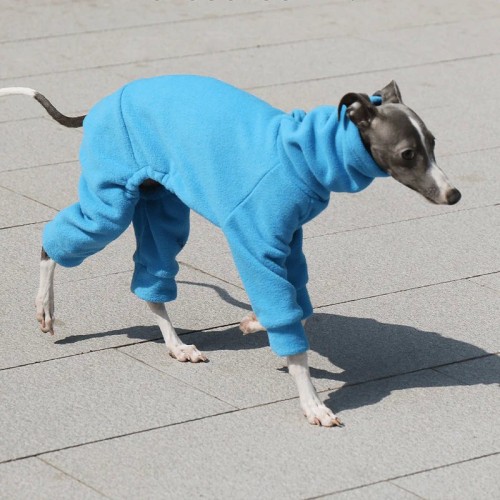 Image of product Dog Onesies Pajamas Fleece Clothes for Italian Greyhound Whippet Clothing by Pikapika
