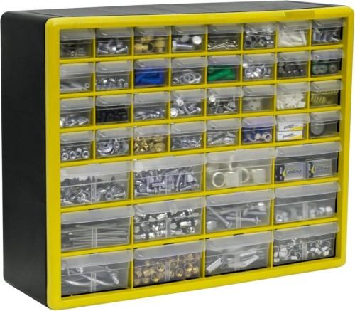 Image of product 44 Drawer Plastic Parts Storage Hardware and Craft Cabinet by Akro-Mils