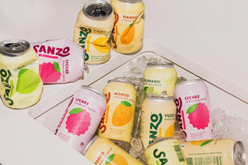 Image of product Flavored Sparkling Water by Sanzo