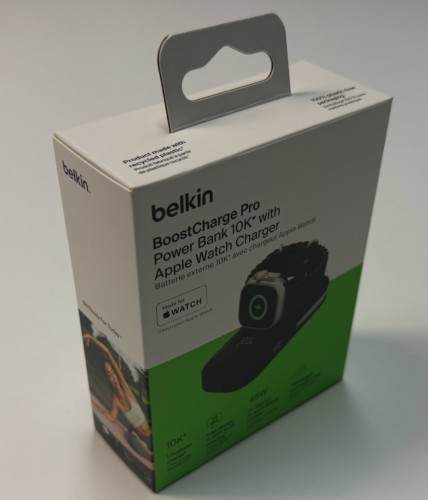 Image of product BoostCharge Pro Power Bank 10K with Apple Watch Charger by Belkin