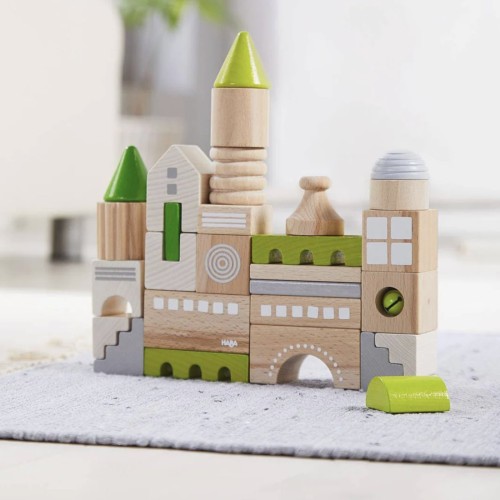 Image of product Coburg 28 Piece Wooden Building Blocks by Haba