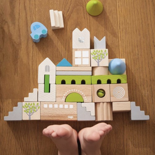 Image of product Coburg 28 Piece Wooden Building Blocks by Haba