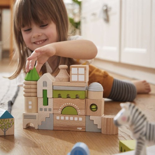 Image of product Coburg 28 Piece Wooden Building Blocks by Haba