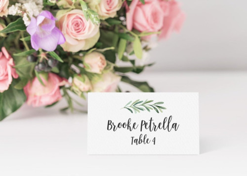 Image of product Table Place Cards for All Occasions and Events by Printed Party