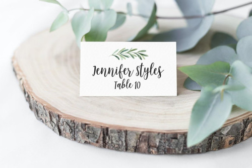 Image of product Table Place Cards for All Occasions and Events by Printed Party