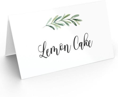 Image of product Table Place Cards for All Occasions and Events by Printed Party