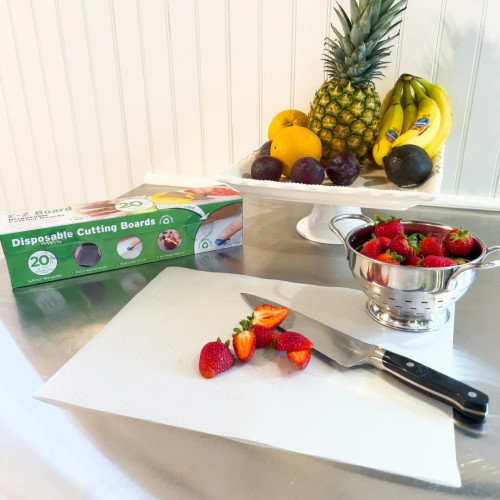 Image of product E-Z Board Disposable Plastic Cutting Board by Mind Reader