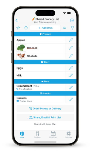 Image of product AnyList: Grocery Shopping List by AnyList