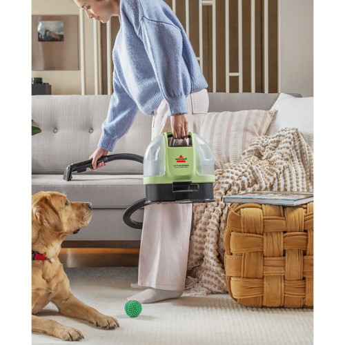 Image of product Little Green Mini Cordless Portable Upholstery and Carpet Cleaner by Bissell