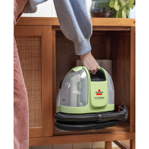 Image of product Little Green Mini Cordless Portable Upholstery and Carpet Cleaner by Bissell