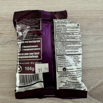 Image of product Mega Sour Fruits by Barnetts